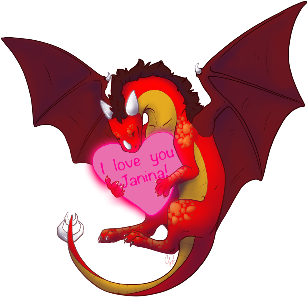 I Love You Janina By Passyvorex - Dragon I Love You (1024x973)