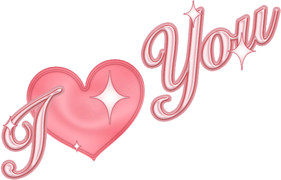 I Love You Pink Sticker By Katri Tikkanen - Katri Tikkanen (618x423)