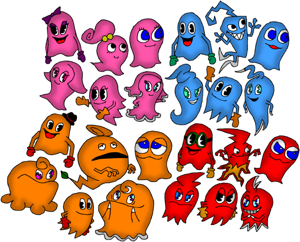 Download and share clipart about Ghost Gang Varieties By Ashumbesher - Pac Man...