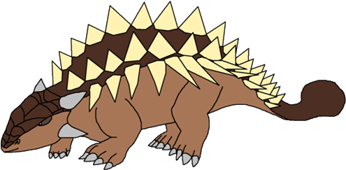 Dinosaur Clipart Ankylosaurus - Illustration (525x273)