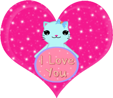 Animated Gif Transparent, I Love You, Share Or Download - Love You Hearts Gif (461x407)