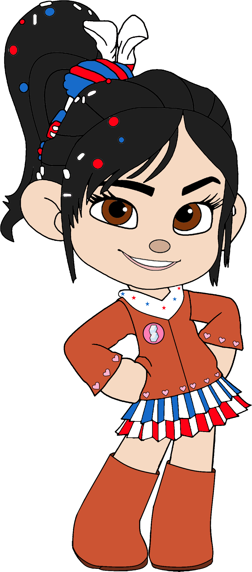 Vanellope As A Cowgirl - Vanellope Von Schweetz Princess (1120x2440)