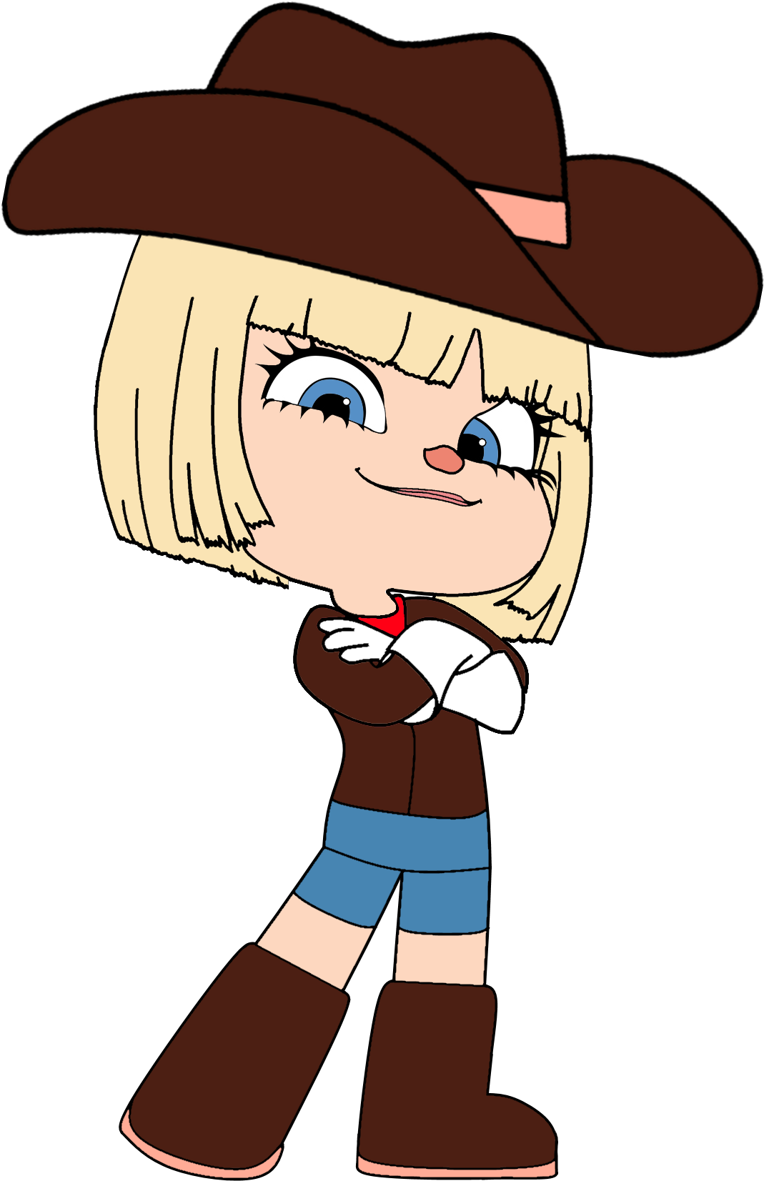 Taffyta As A Cowgirl - Cartoon Cowgirl Png (1082x1672)