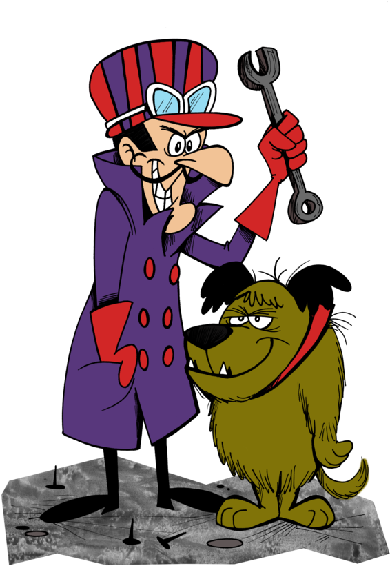 Dick Dastardly Muttley Cartoon Hanna-barbera - Dastardly And Muttley (600x854)