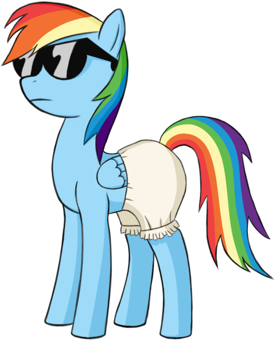 Rainbow Dash And The Panties By Aeg0rn - Pantalettes (658x811)