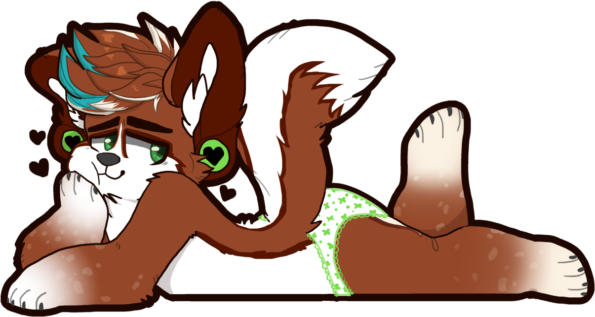 Got Them Cutie Panties On [ych Com] By Foxwub - Cartoon (1208x662)
