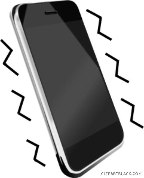 Cell Phone Tools Free Black White Clipart Images Clipartblack - Cell Phone Gif Png (485x600)