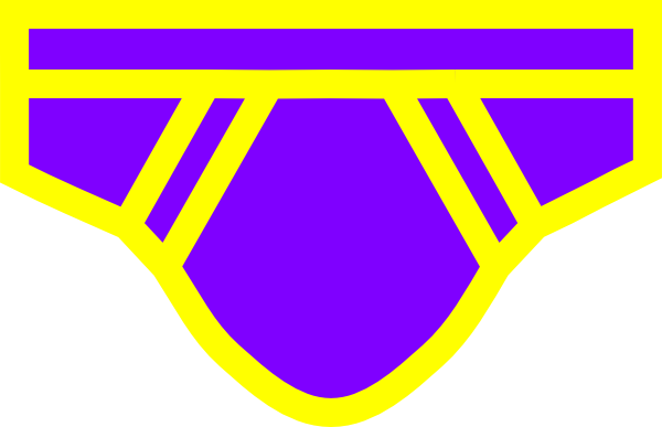 Underpants Clip Art - Clip Art (600x387)