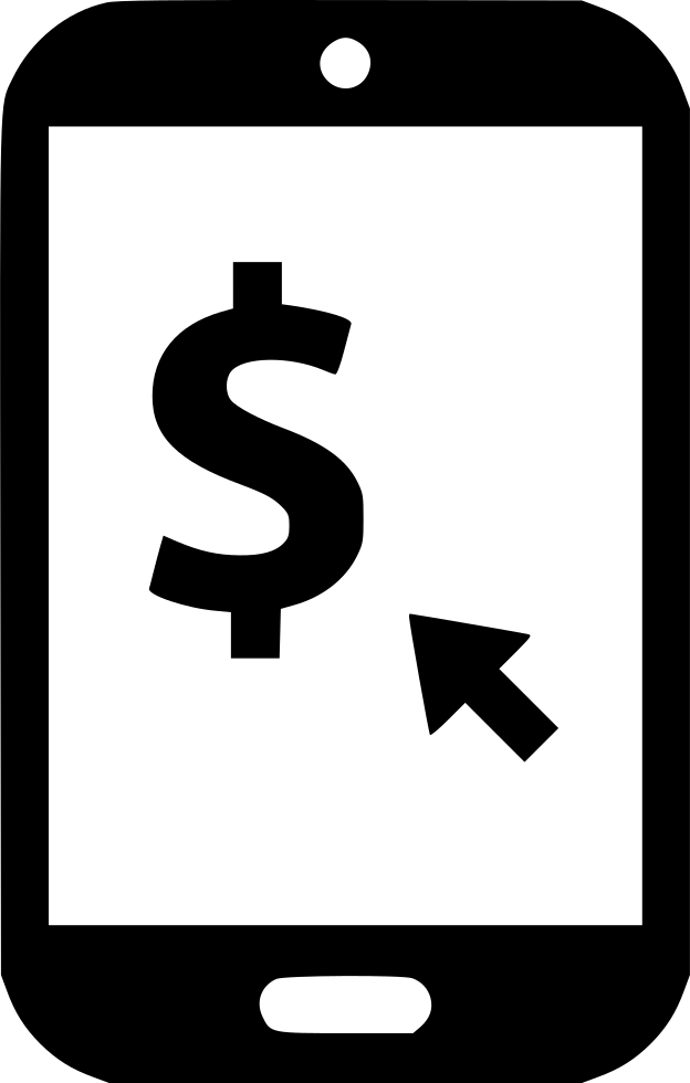 Cell Phone Dollar Shopping Sales Comments - Project Budget Icon (624x980)