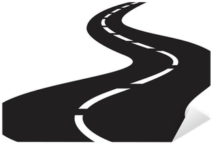Vector Illustration Of Winding Road Sticker • Pixers® - Denver Hmong Alliance Church (400x400)