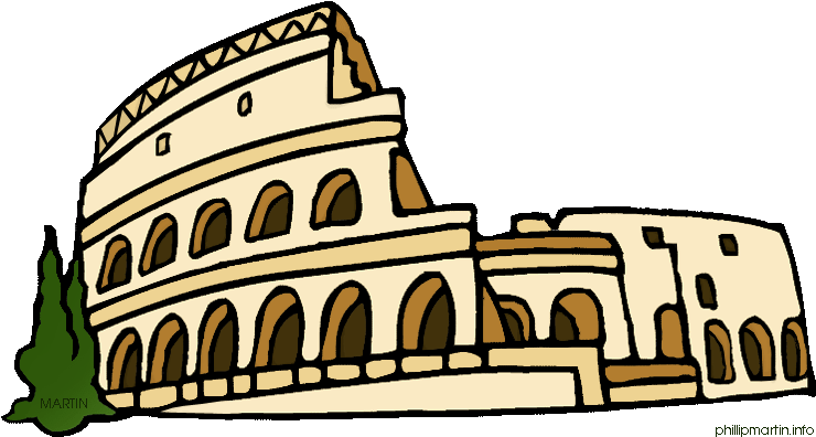 Legacy 20clipart - Colosseum Rome Clip Art (804x450)