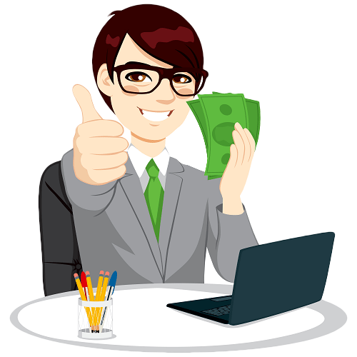 Picture - Make Money Online Png (500x500)