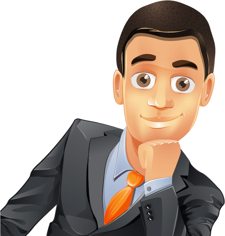 Business Man Cartoon (797x800)