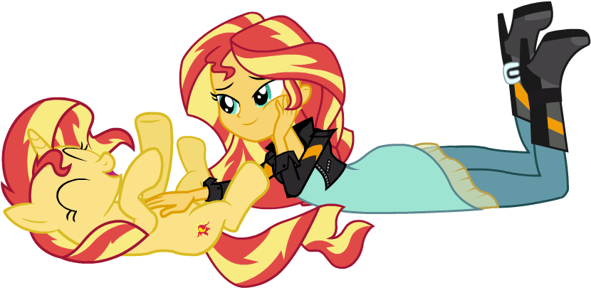 My Little Pony Lxxxvii - Sunset Shimmer Human Cute (920x410)