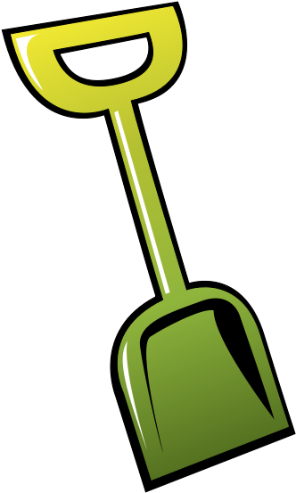Shovel - Clipart - Beach Shovel Clip Art (600x600)