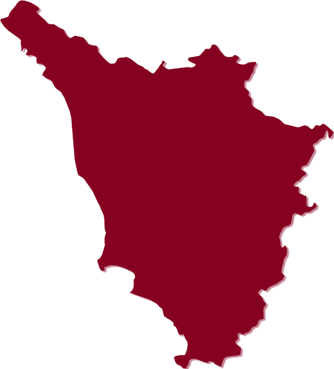Wine Tour Tuscany - Italy Tuscany Region Map (671x742)