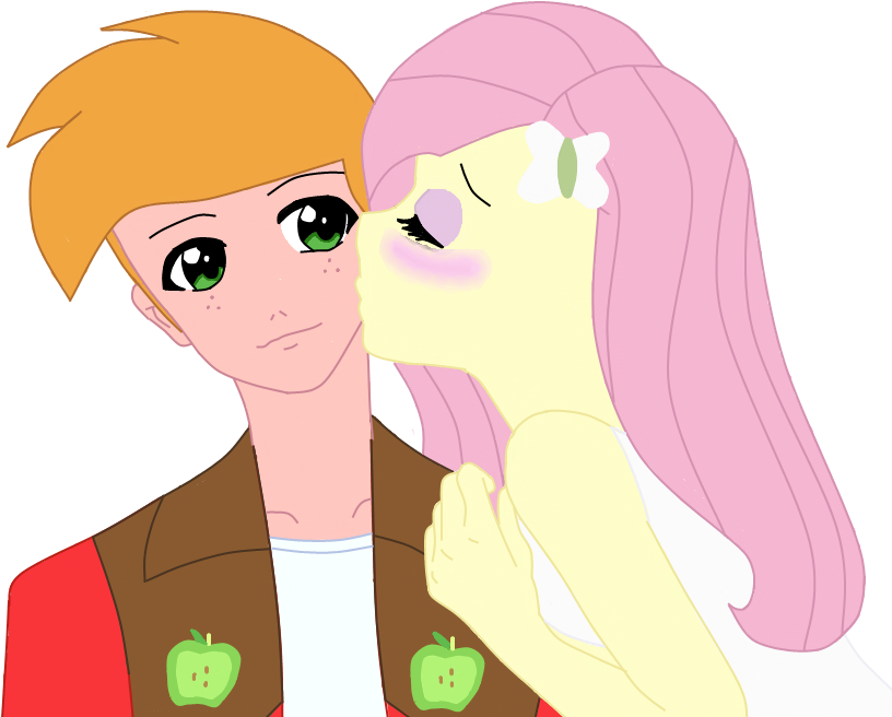 Fluttershy X Big Mac O - Equestria Girls Fluttershy And Big Mac (900x798)