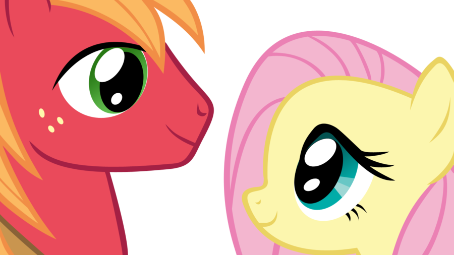 Big Mac And Flu - Big Macintosh And Fluttershy (900x506)