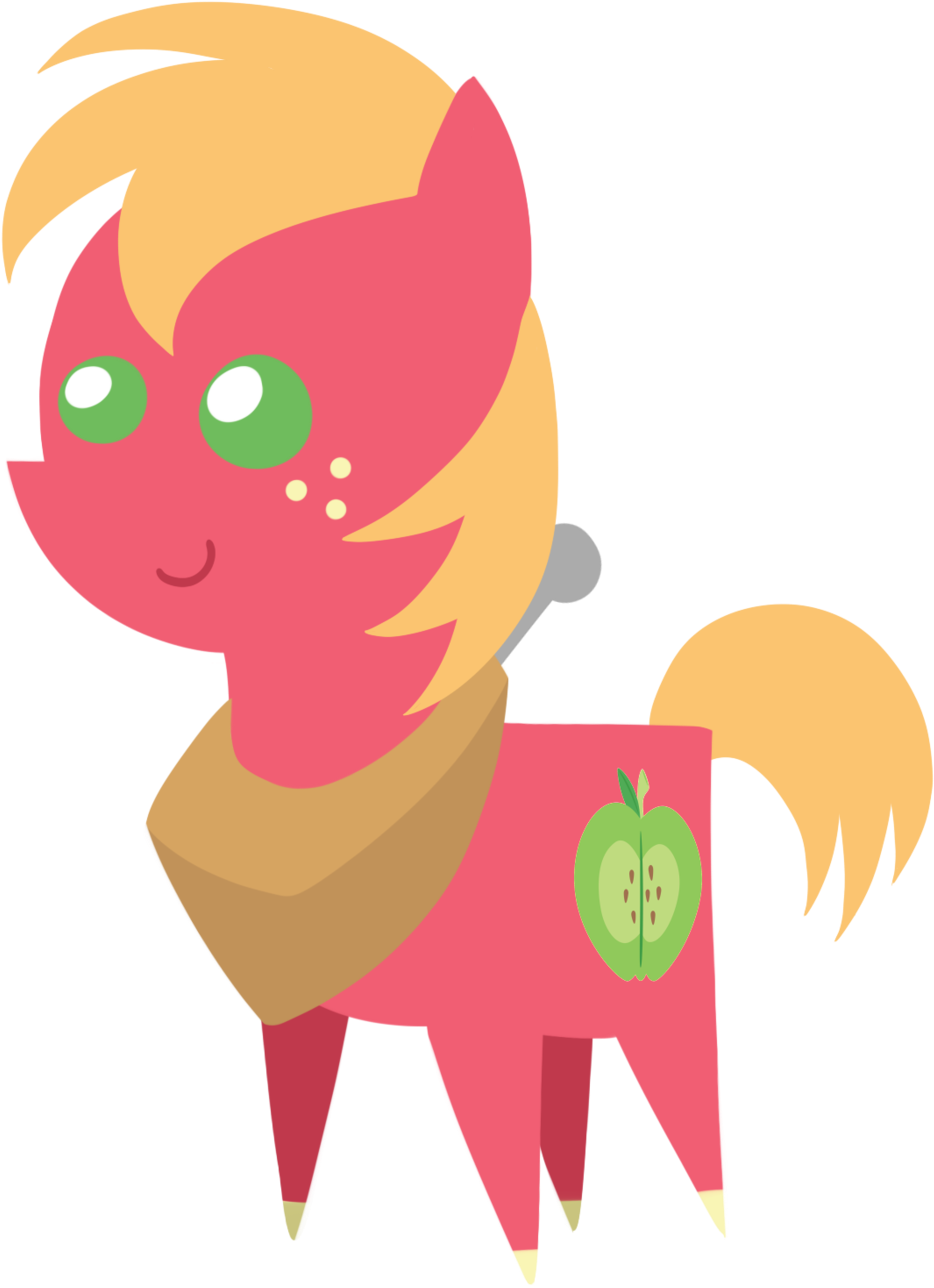 Big Macintosh Chibi By Dragongirl983 - My Little Pony Stick Ponies (1024x1325)