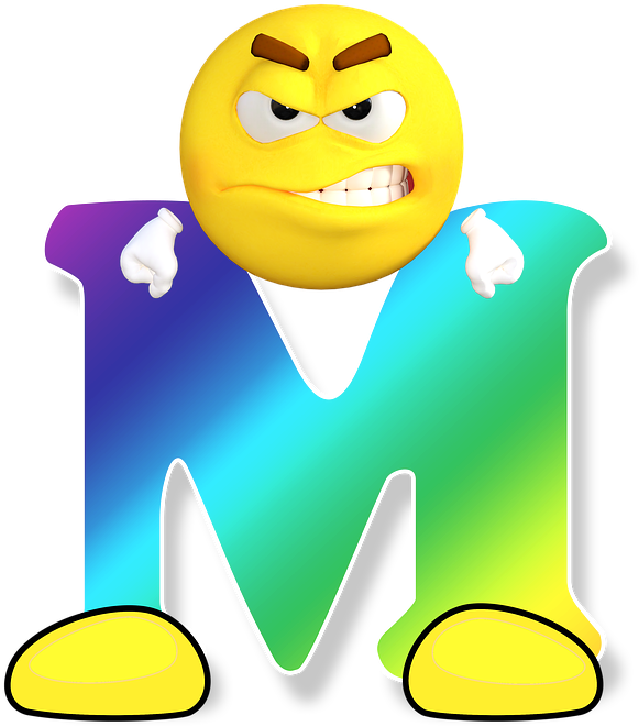 Cartoon Alphabet Letters 14, Buy Clip Art - Smiley Letters (720x720)