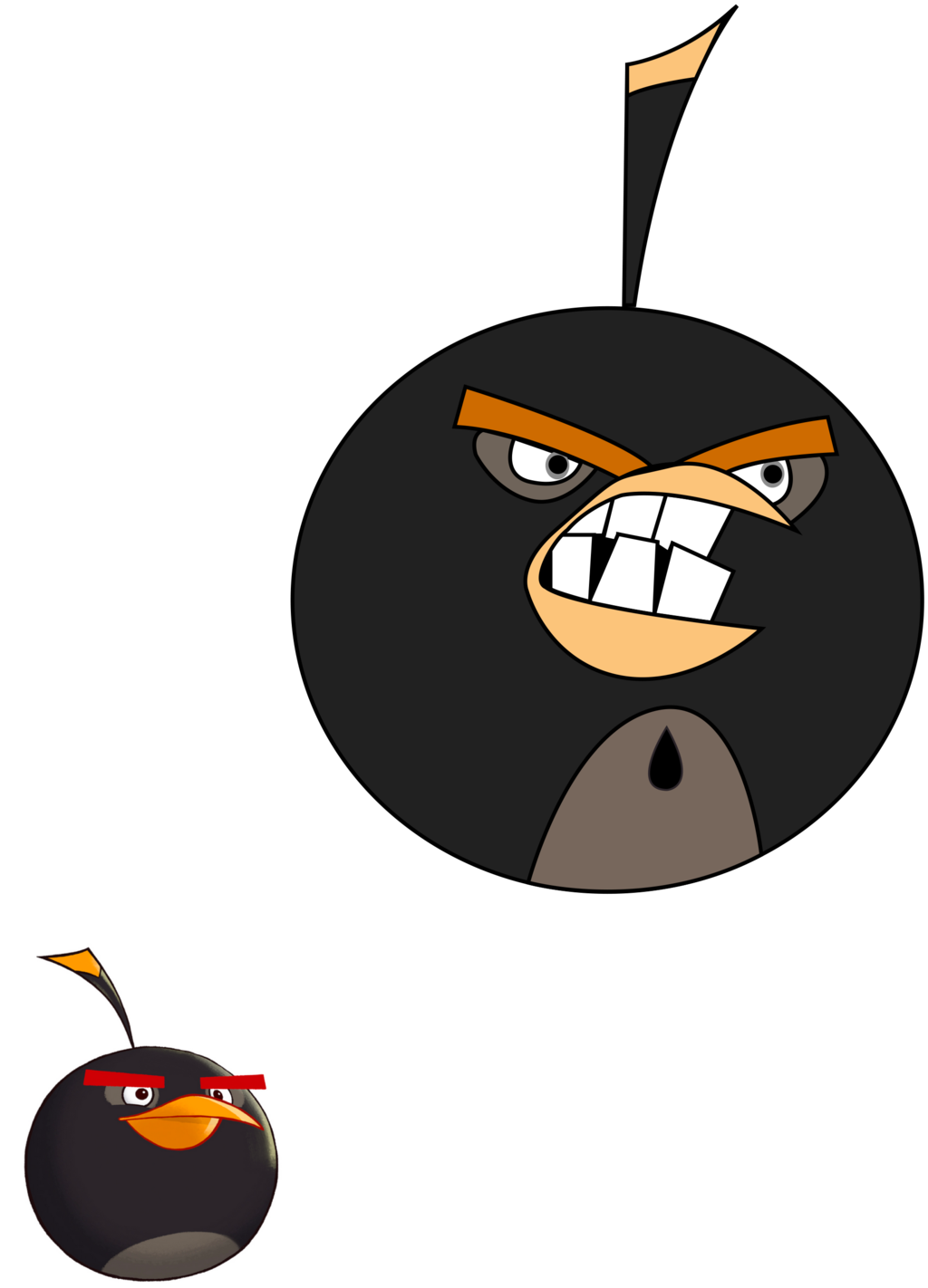 Angry Birds Gem Hybrid - Illustration (1024x1422)