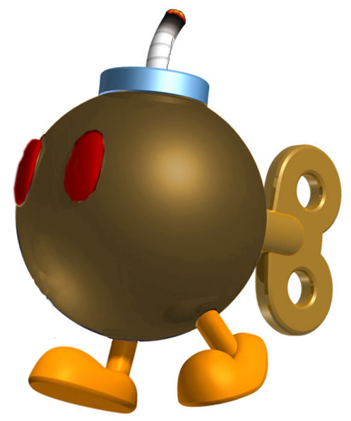 Mountain Bomb - Super Mario Bomb (497x596)