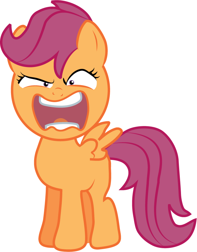 Scootaloo Angry (664x846)
