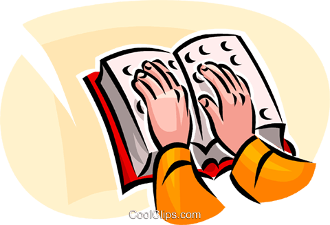 Braille Clipart - Braille Book Clip Art (480x327)