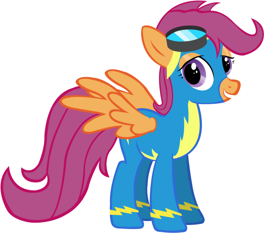 Scootaloo As A Wonderbolt - Little Pony Friendship Is Magic (906x881)