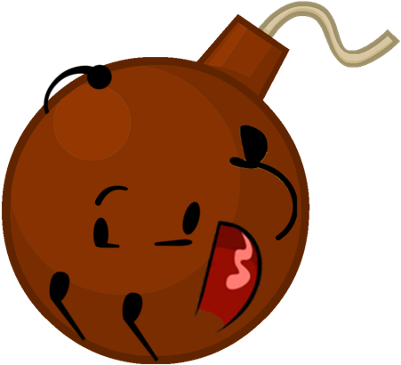 Brown Bomb - Battle For Dream Island Bomby (494x435)