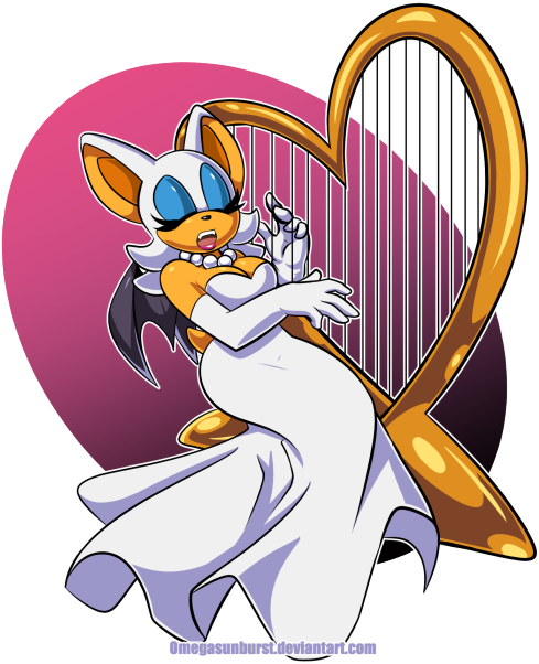 Your Name Is Princess Rouge And You Love Jewelry And - Harp (500x609)