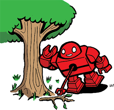 Making A Wizard's Wand Is A Great Place To Begin Woodworking - Cartoon (395x382)