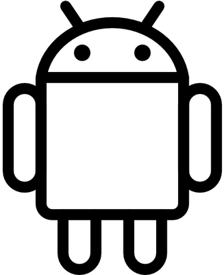 Android Icon Png White (400x400)