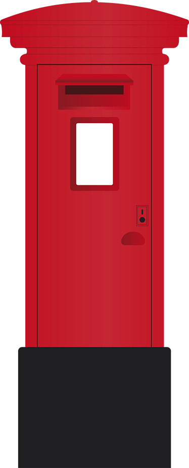 Postbox Png (374x924)