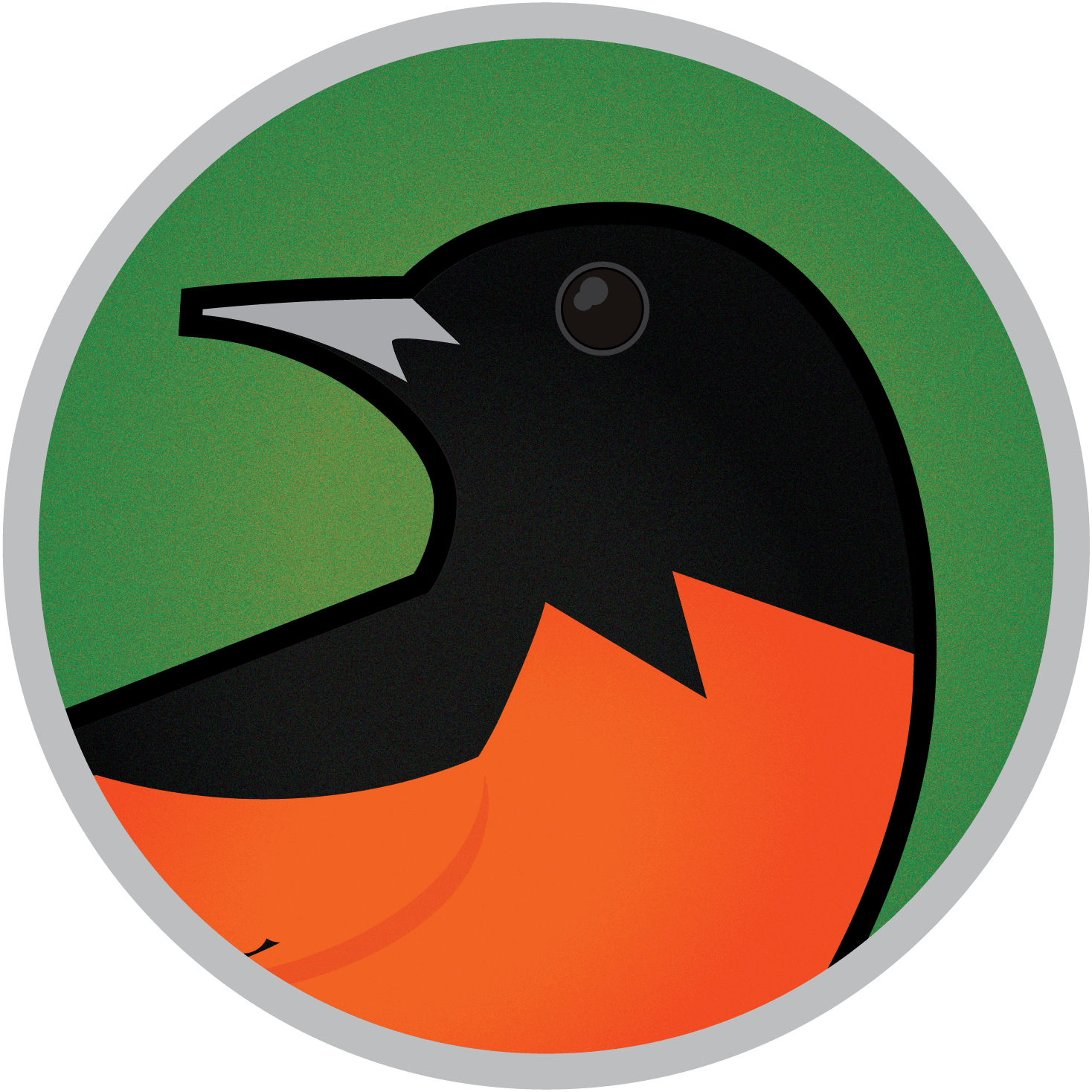 Baltimore Oriole Icterus Galbula - Jets Logo Winnipeg Jets (1468x1468)