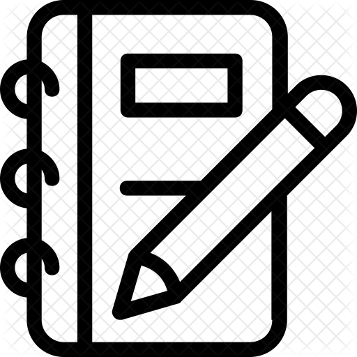 Notes Icon - Stationery Icon Png - Full Size PNG Clipart Images Download