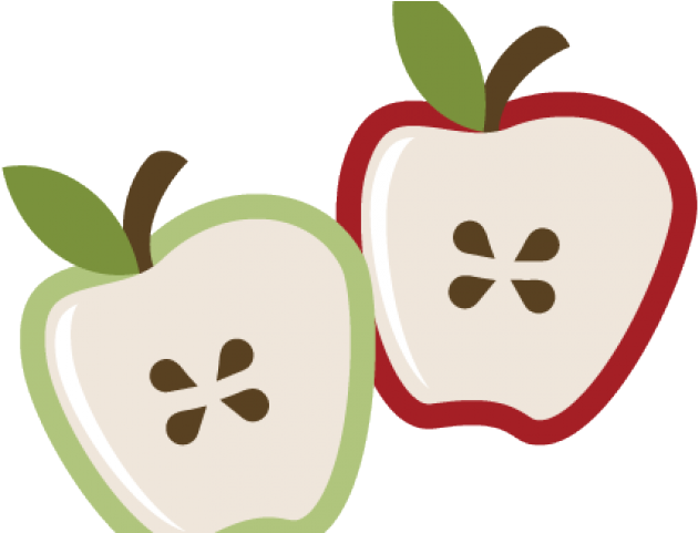 Cut Apple Cliparts - Scalable Vector Graphics (640x480)