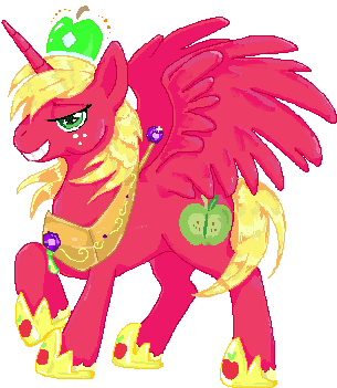 Big Mac Is A Pretty Alicorn By Thefredricus - Mlp Alicorn Big Mac (376x432)