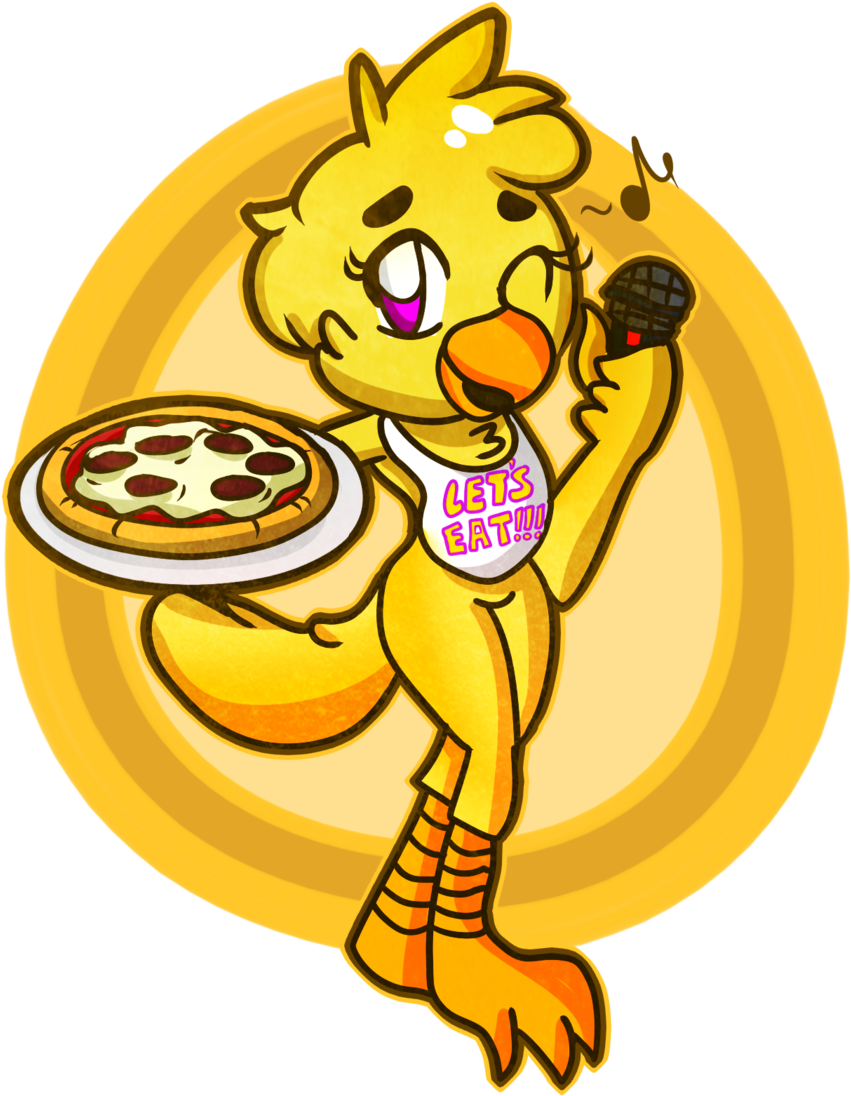 Chica The Chicken By Dokizoid Chica The Chicken By - Chica The Chicken Fanart (1024x1184)