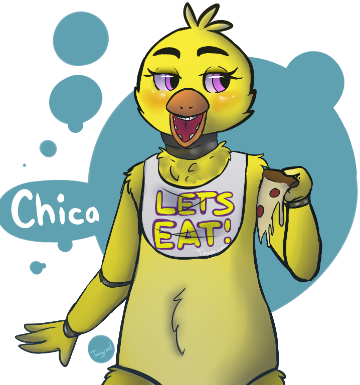 Chica Chicken By X-auri - Five Nights At Freddy's (718x768)