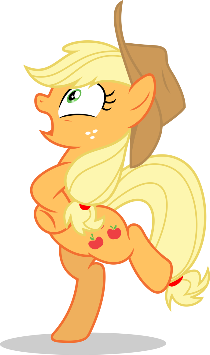 Mlp Fim Applejack Vector By Luckreza8 - Applejack (687x1163)