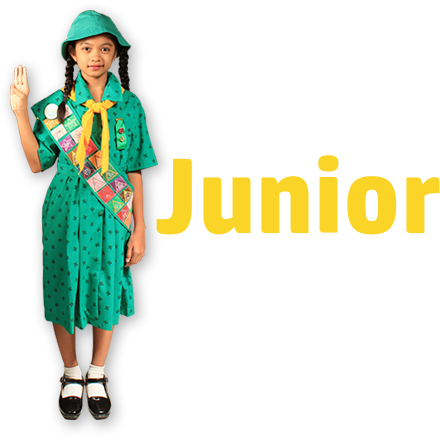 For Girls 9 To 12 Years Of Age - Girl Scout Of The Philippines Uniform (450x450)
