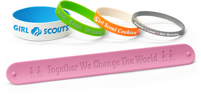 Girl Scout Wristbands - Girl Scouts Of The Usa (800x544)