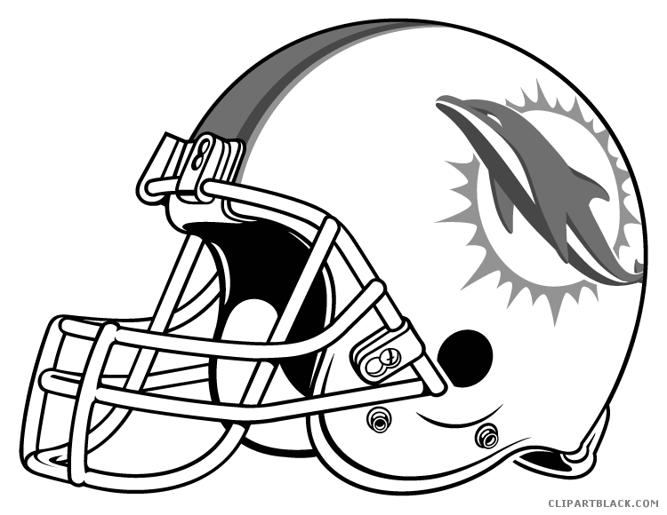 Miami Dolphins Clipart Clipartblack Com Rh Clipartblack - Kansas City Chiefs Coloring Pages (750x580)