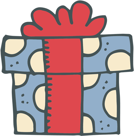 Gift Box Hand Drawn Cartoon Icon 6 Transparent Png - Caja De Regalo Dibujo (512x512)