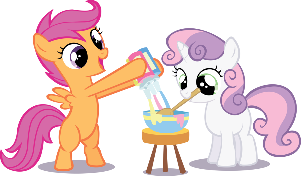 My Little Pony - Scootaloo And Sweetie Belle (1024x601)