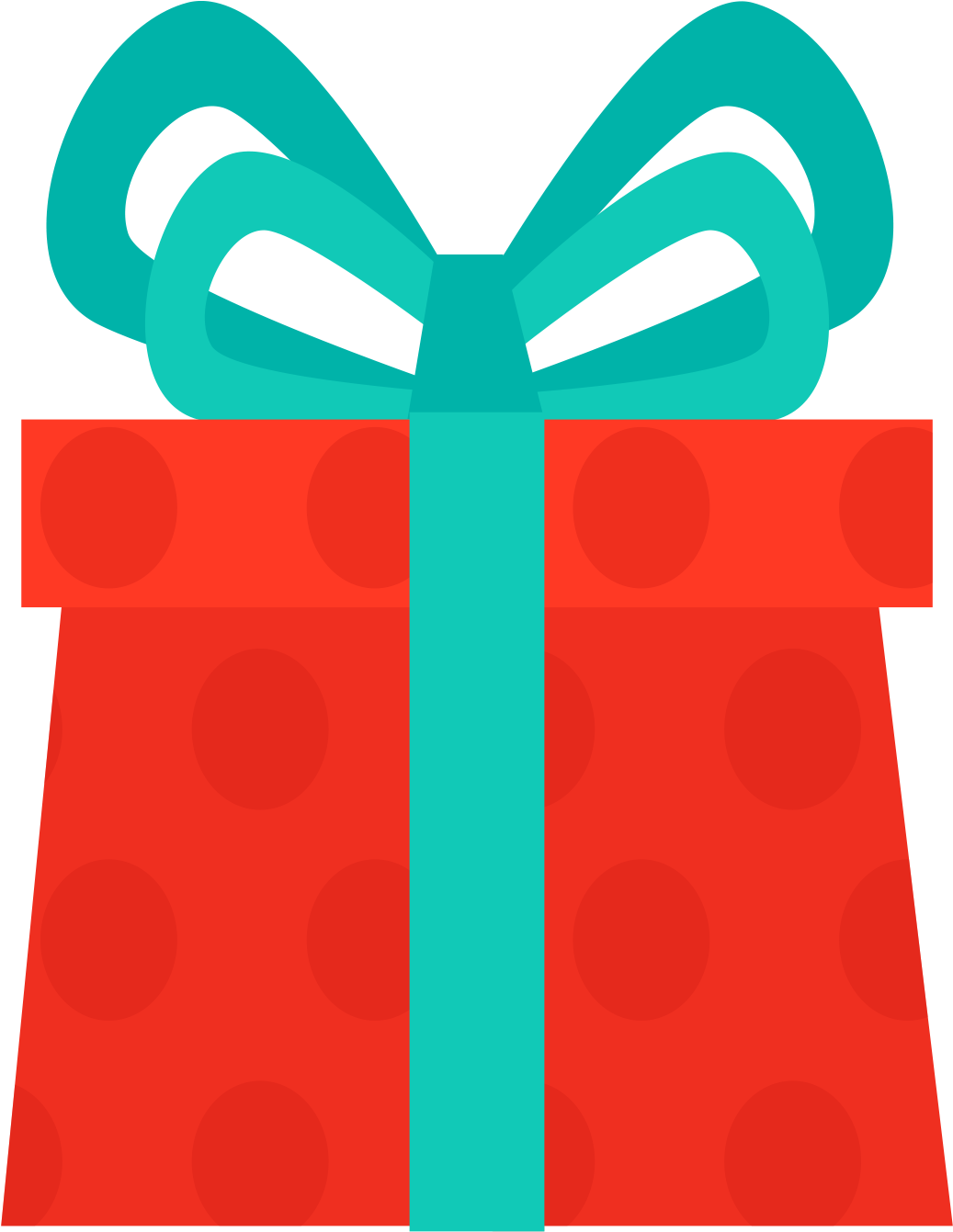 Red Cartoon Gift Box 1143*1600 Transprent Png Free - Graphics (1143x1600)