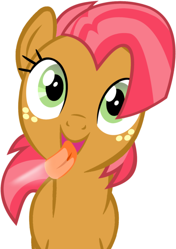 Pony Face Hair Pink Cartoon Facial Expression Nose - Cartoon (831x962)