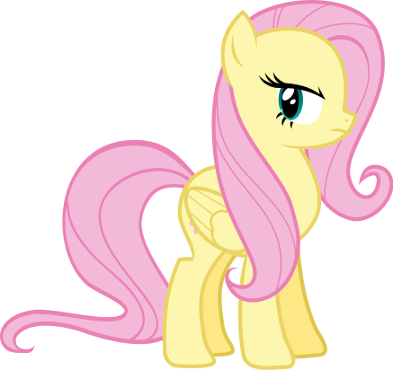 Angry Fluttershy Vector By Istilllikegamecubes - Fluttershy Angry (437x412)