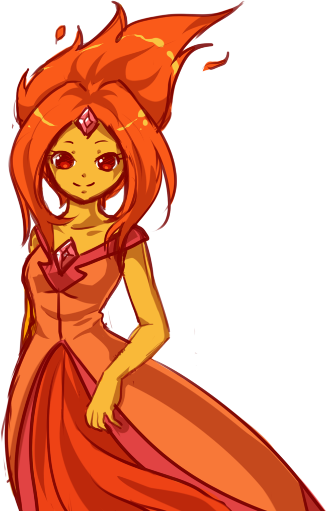 Flame Princess Marceline The Vampire Queen Finn The - Flame (774x1032)